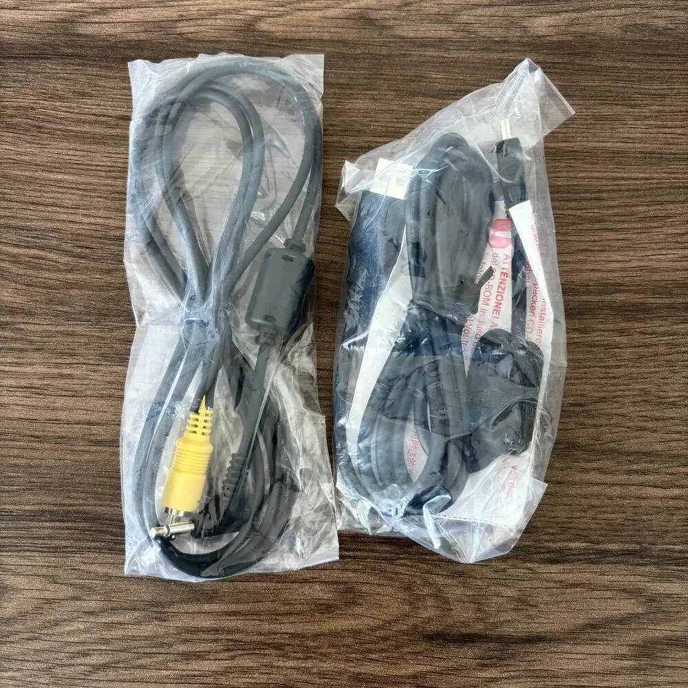 Canon Cable Bundle For Older Cameras Mini-USB and Video Composite